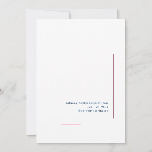 Veterinär-Foto-Symbol Rot Blau Ankündigung (Rückseite)