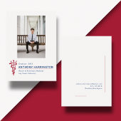 Veterinär-Foto-Symbol Rot Blau Ankündigung