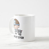 Veterinär- oder Vet-Tech-Geschenk Kaffeetasse (Vorderseite Links)