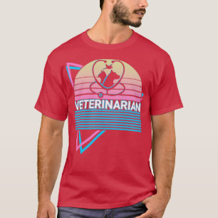 Veterinär Retro T-Shirt