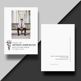 Veterinär-Symbol Foto Weiß Schwarz Ankündigung