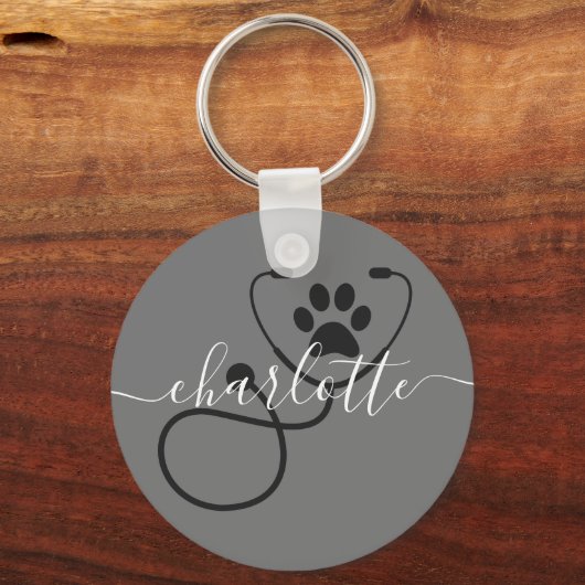 Veterinär-technischer Tierarztassistent Schlüsselanhänger (Vorderseite)