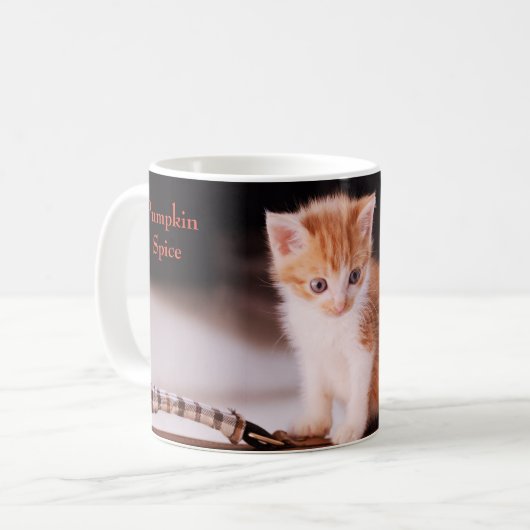 Veterinär Vet Orange Kitten Kaffeetasse (Vorderseite Links)