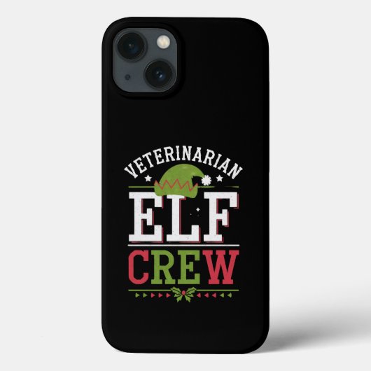 Veterinär-Weihnachtself Case-Mate iPhone Hülle (Rückseite)
