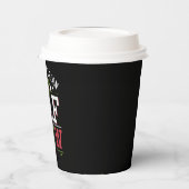 Veterinär-Weihnachtself Pappbecher (Links)