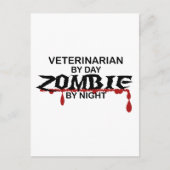 Veterinär Zombie Postkarte (Vorderseite)