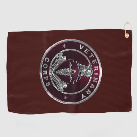 Veterinäramt Golfhandtuch (Horizontal)