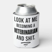 Veterinäramt Shirt Funny Vet Abschluss Geschenk Sh Dosenkühler (Kanne Vorderseite)