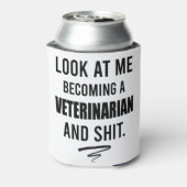 Veterinäramt Shirt Funny Vet Abschluss Geschenk Sh Dosenkühler (Kanne Rückseite)