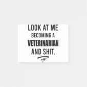 Veterinäramt Shirt Funny Vet Abschluss Geschenk Sh Post-it Klebezettel (Vorderseite)