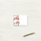 "Veterinäranatomie eines Pferdekopfs " Post-it Klebezettel (Auf Schreibtisch)