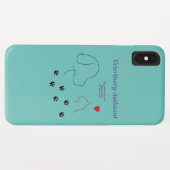 Veterinärassistent-Paw-Ausdruck auf meinem Herzen Case-Mate iPhone Hülle (Rückseite (Horizontal))