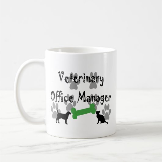 Veterinärbürovorsteher Kaffeetasse (Links)
