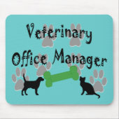 Veterinärbürovorsteher Mousepad (Vorne)