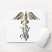 VeterinärCaduceus Mousepad (Mit Mouse)