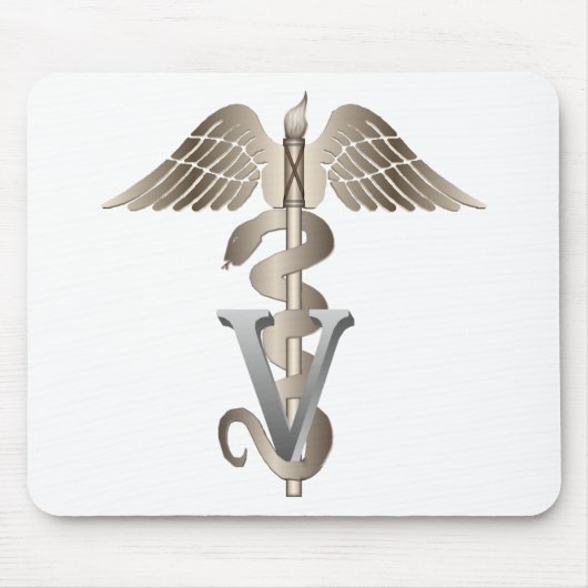 VeterinärCaduceus Mousepad (Vorne)