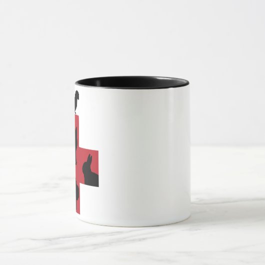 Veterinärdesign Tasse (Zentrum)