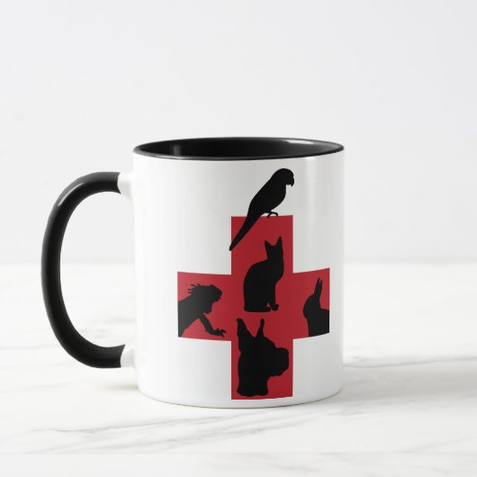 Veterinärdesign Tasse (Links)