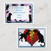 Veterinärgeschäft Visitenkarte (Vorne/Hinten)