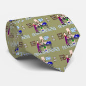 Veterinärgeschenke "der Tierarzt ist in " Krawatte (Gerollt)