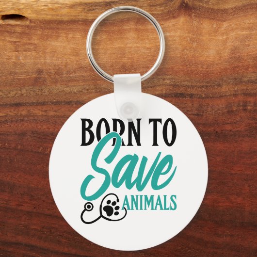 Veterinarian and Vet Tech Appreciation Schlüsselanhänger (Rückseite)