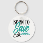 Veterinarian and Vet Tech Appreciation Schlüsselanhänger (Rückseite)