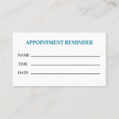 Veterinarian Clinic Visitenkarte (Rückseite)