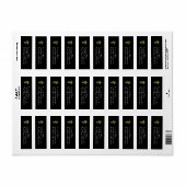 Veterinarian Gold Graduation Return Address (Vorne)