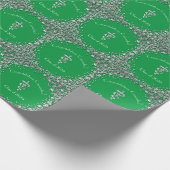 Veterinarian Graduation Green Silver Geschenkpapier (Ecke)