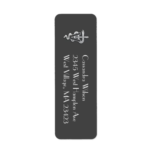 Veterinarian Graduation Grey Silver (Vorne)