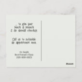 Veterinarian Labrador Retriever Kisses Postkarte (Rückseite)