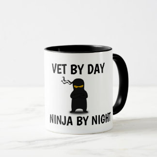 VETERINARIAN NINJA COFFEE MUG TASSE