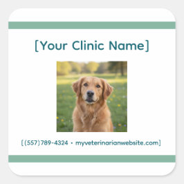 Veterinarian Office Sticker | Custom Logo