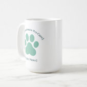 Veterinarian Staff Mug | Clinic Name Logo Template Kaffeetasse (Vorderseite Links)
