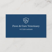 Veterinarian Vet Pet Office  Visitenkarte (Vorderseite)