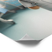 Veterinarian Wall Art for Cat Lovers & Animal  Poster (Ecke)