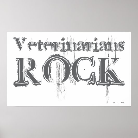 Veterinarians Rock Poster (Vorne)