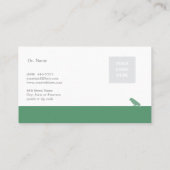 Veterinärkarte Visitenkarte (Rückseite)