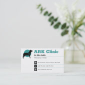 Veterinärklinik | Info Terminkarte (Stehend Vorderseite)