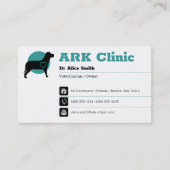 Veterinärklinik | Info Terminkarte (Vorderseite)