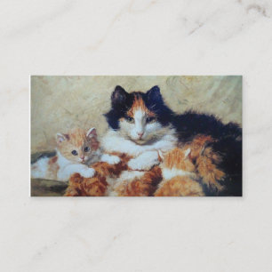 Veterinärklinik-Katzen-Boarding - doppelseitig Visitenkarte