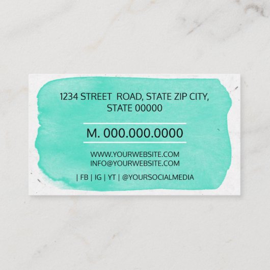 Veterinärklinik-Kreuzung Veterinärmedizinisch Visitenkarte (Rückseite)