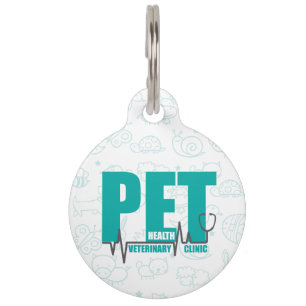 Veterinärklinik Modernes Geschäft Haustiermarke