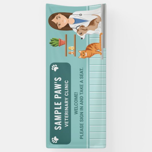 Veterinärklinik Tierklinik Banner (Vertikal)