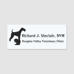 Veterinärklinische Bezeichnung Tag Namensschild