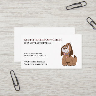 Veterinärklinische Visitenkarte