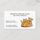 Veterinärklinische Visitenkarte (Vorderseite)