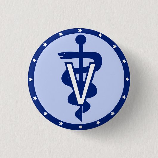 Veterinärlogo 2 button (Vorderseite)