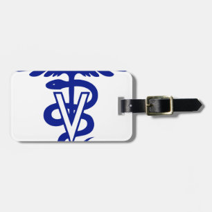 Veterinärlogo 4 gepäckanhänger