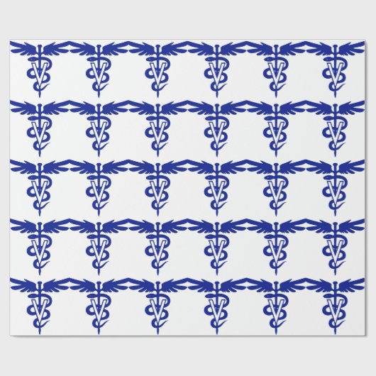 Veterinärlogo 4 geschenkpapier (Flach)